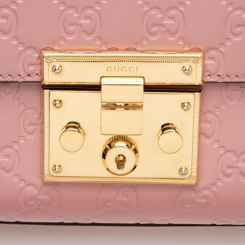 Gucci Guccissima Leather Padlock Small Shoulder Bag - Picture 9 of 13